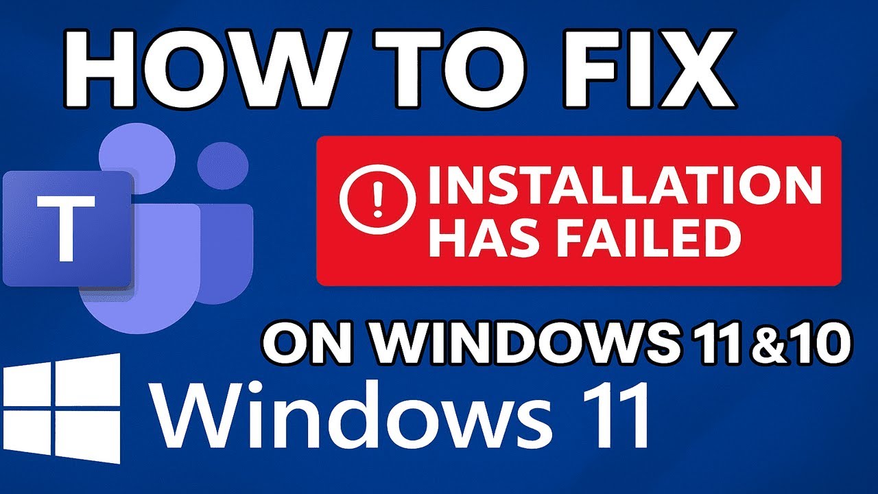 How To Fix Microsoft Teams Installation Has Failed Error On Windows 11 & 10