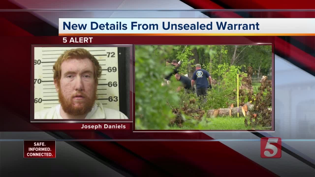 Unsealed warrant shows TBI no longer believes Joseph Daniels' confession