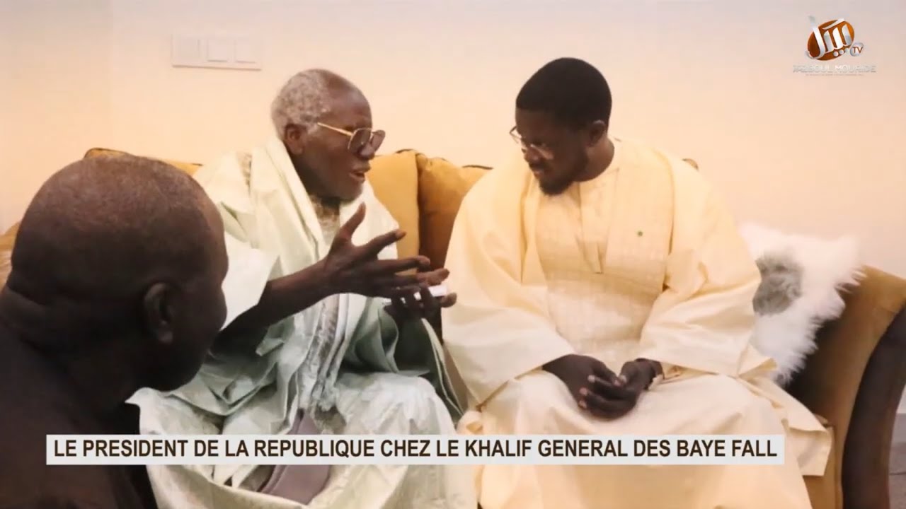 CONDOLEANCE DU PRESIDENT DE LA REPUBLIQUE AU KHALIF GENERAL DES BAYE FALL
