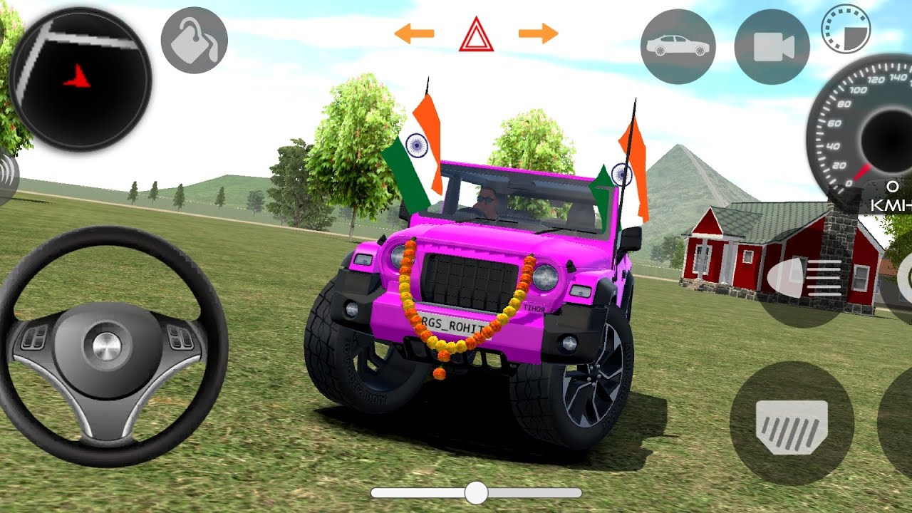 Modified mahendra Thar👿👿Games: indian Red Thar❤️(Gadi wala Games) car Game Android Game - #2026