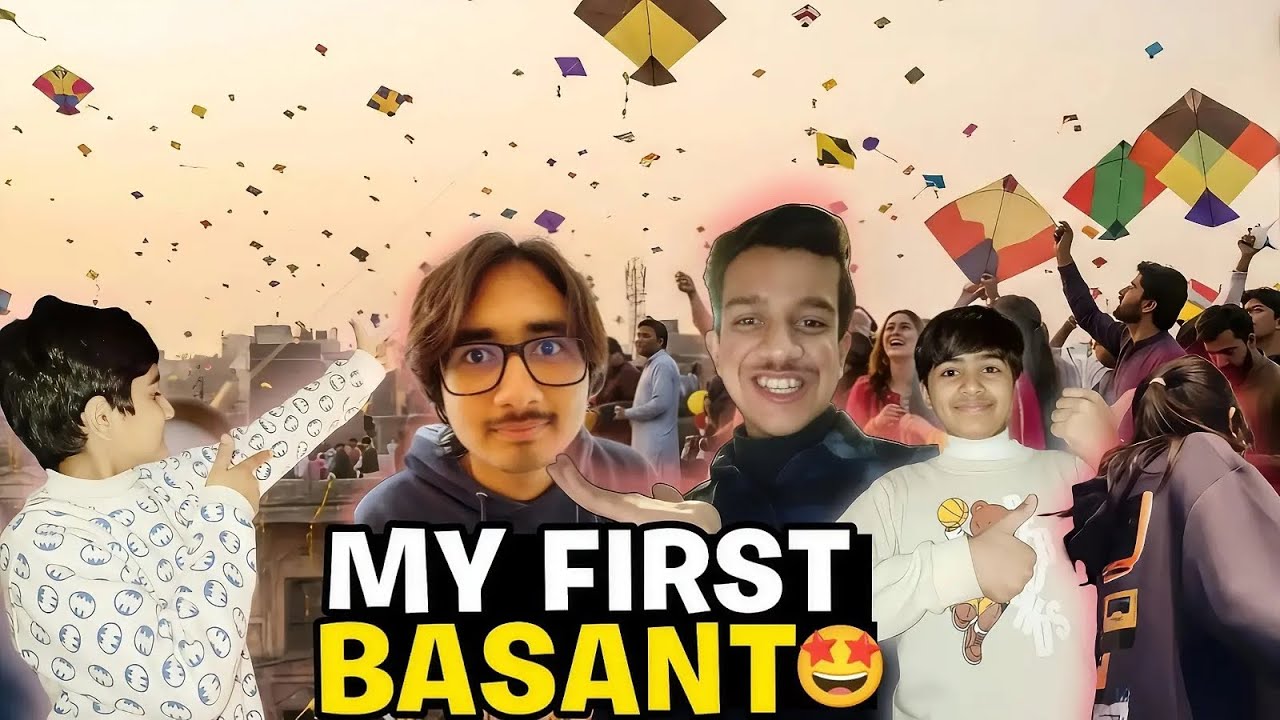 My First Basant in Life😍Our First Basant Celebration in Androon Lahore🪁