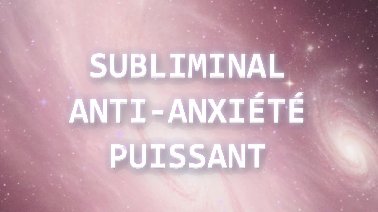 ⚡ TON ANXIÉTÉ S'ENVOLE (⚠️subliminal puissant⚠️)