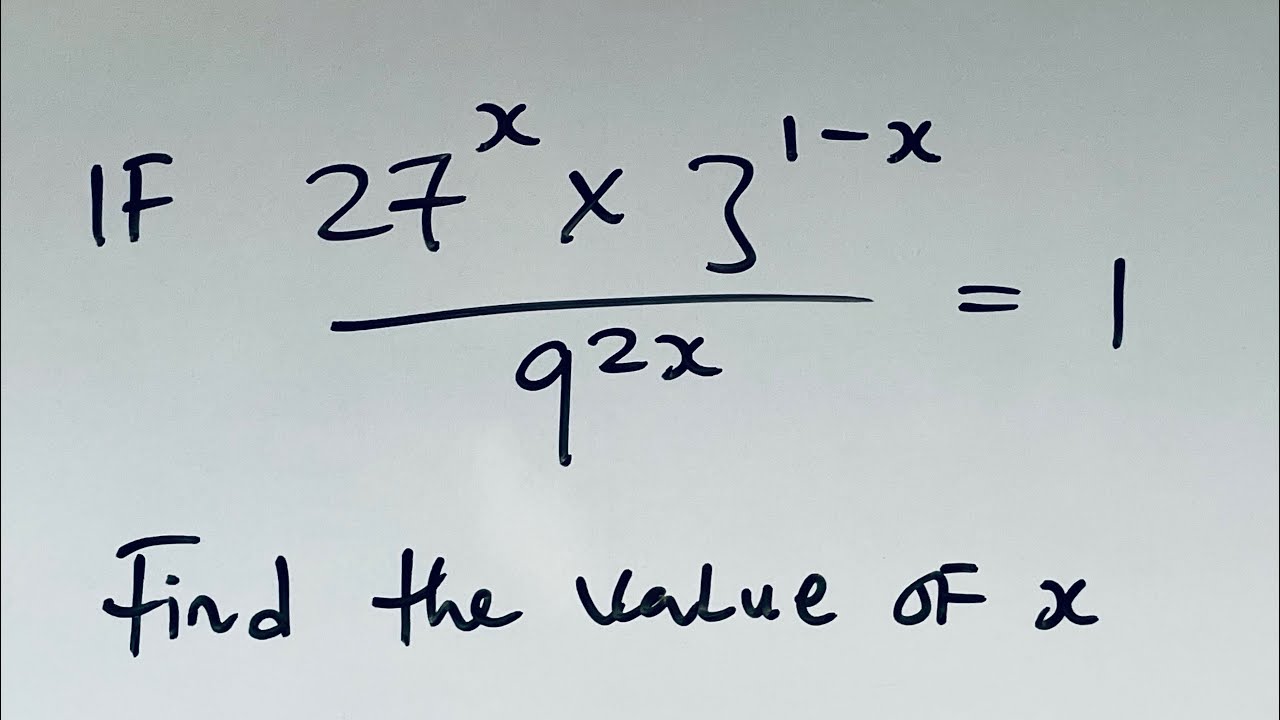How to solve hard question on indices