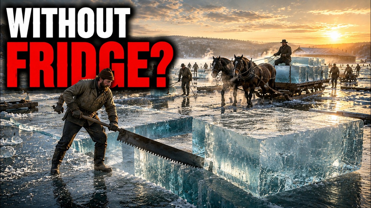 How Did Early Americans Harvest Ice Before Refrigeration? | Boring History for Sleep