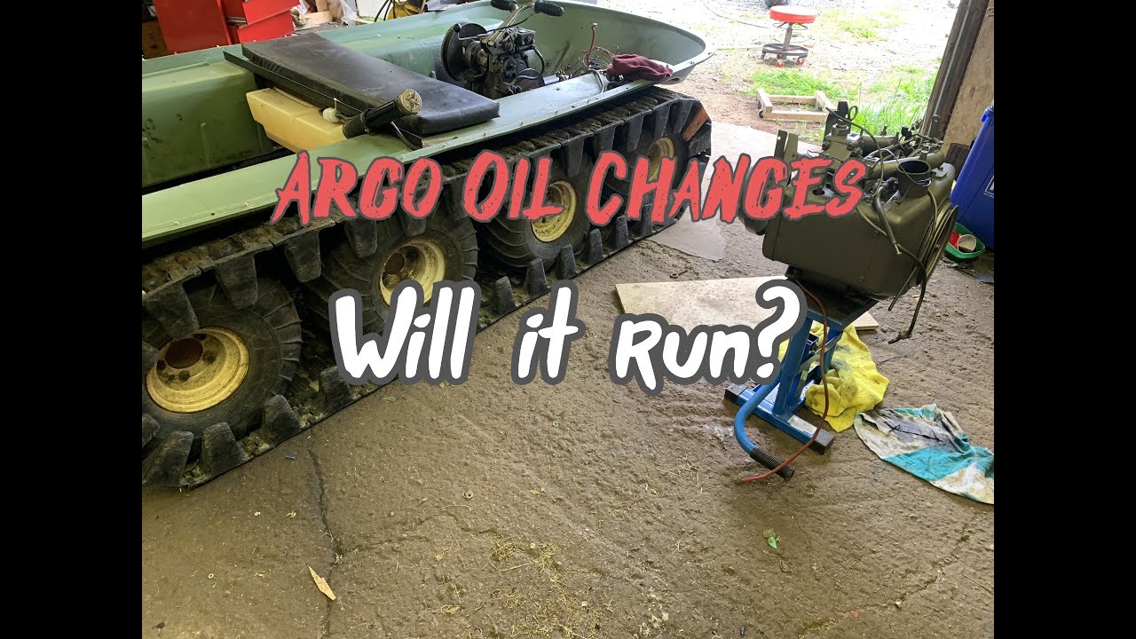 Argo 8x8 Budget Build - Oil Change/ Will it run? - Part 2