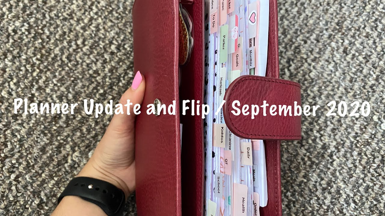 Gillio Planner Update and Flip / September 2020 // Pink Planner Girl