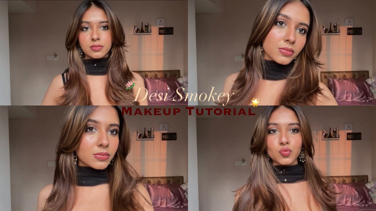 Desi Smokey Makeup Tutorial // Festive Glam 🪷✨