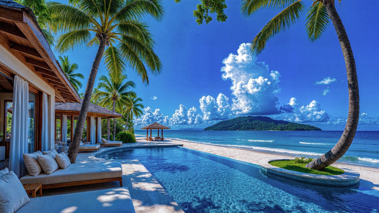 Fresh Jazz With Sea Breezes Help Soothe The Mood - Mellow Jazz Becomes A Resting Place For The Soul