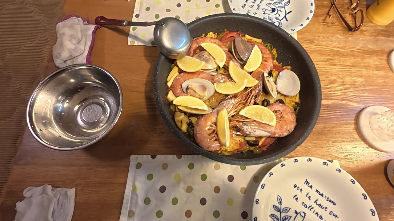 男の料理！！クリスマスにパエリアを作ってみた2025.12.24