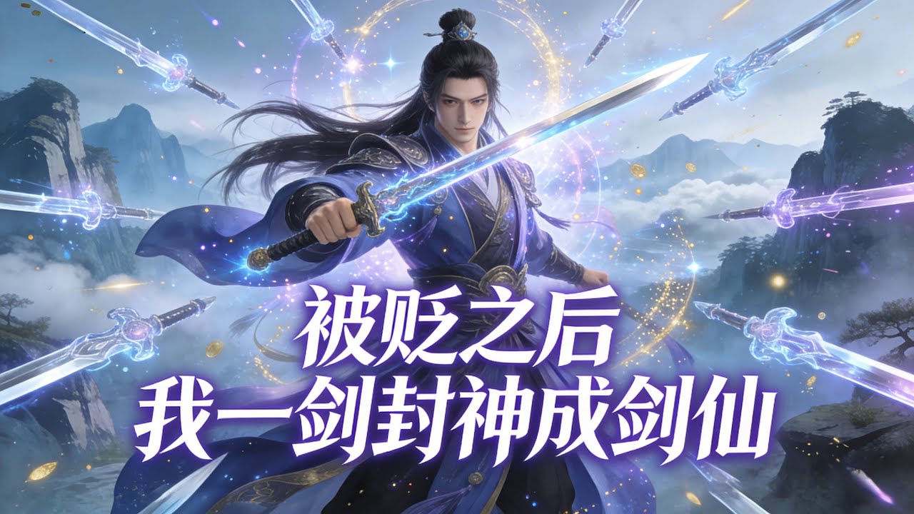 【Multi Sub】《被貶之後，我一劍封神成劍仙》千年簽到不出山，一朝出手，一劍掃千軍，邪魔藩王全被滅#漫劇 #動態漫 #AI漫劇 #動漫 #動畫