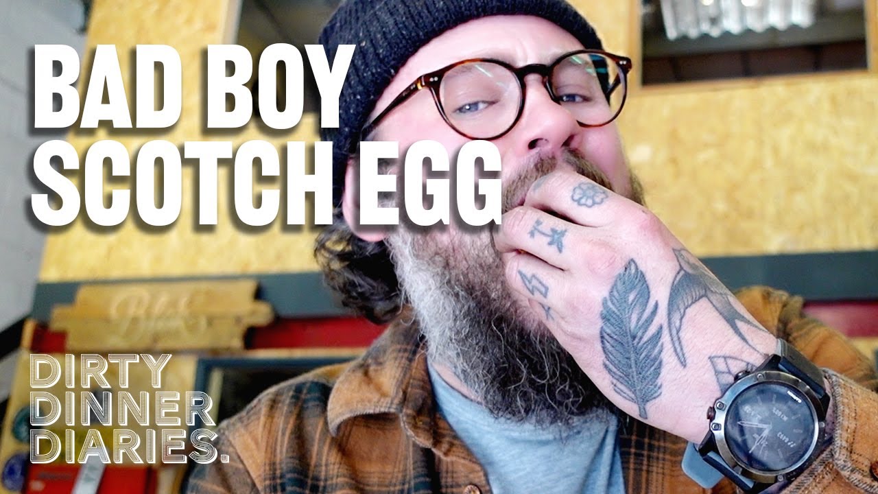 Dirty Dinner Diaries - Celebrating Easter By Showing You How To Make A MONSTER Scotch Egg