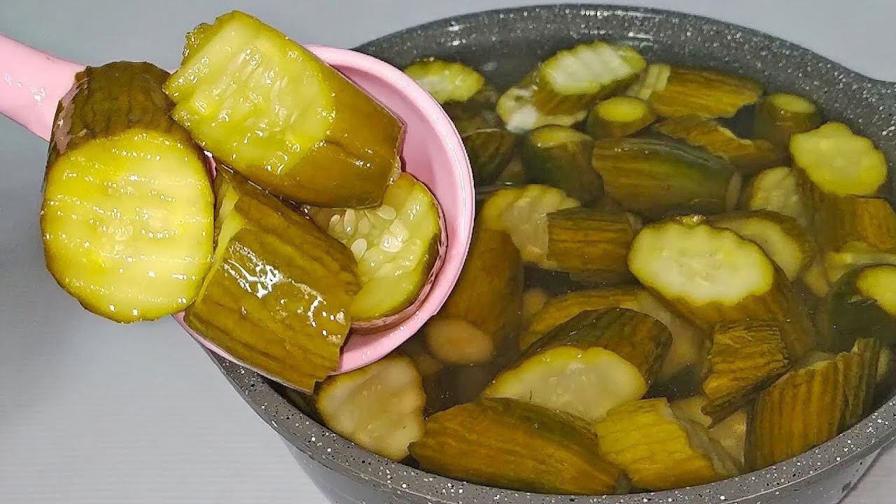 مخلل الخيار السريع تعمليه الصبح يتاكل بليل 👌سر القرمشه لآخر واحد😍ههيكون عندك مخلل كل يوم في رمضان