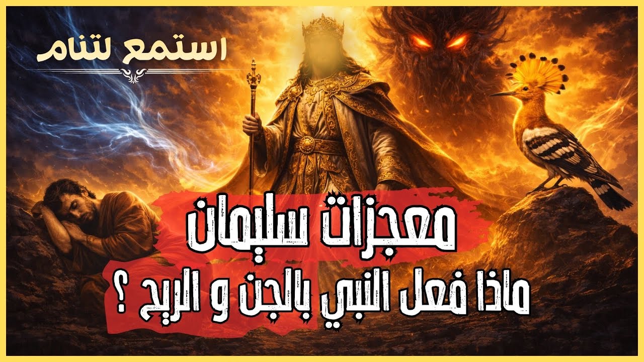 قصة سليمان عليه السلام (بصوت هادئ يهمس للروح) | قصة هادئة قبل النوم