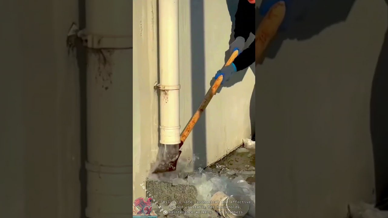 Effective ice breaker || Water pipe ice breaker