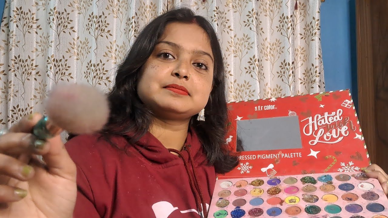 ASMR Doing your makeup Application (Hindi language)