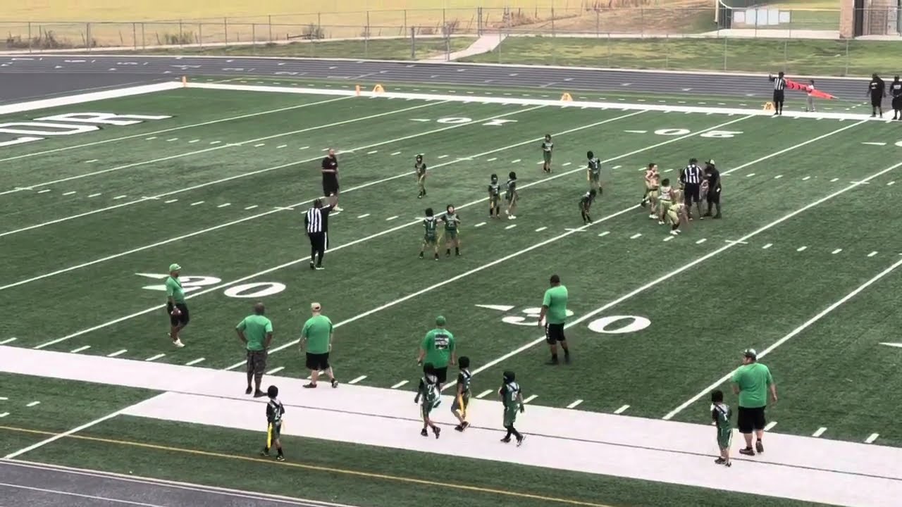 Taylor Ducks Vs Giddings Peewee flag playoff #texasfootball #flagfootball #fyp #football