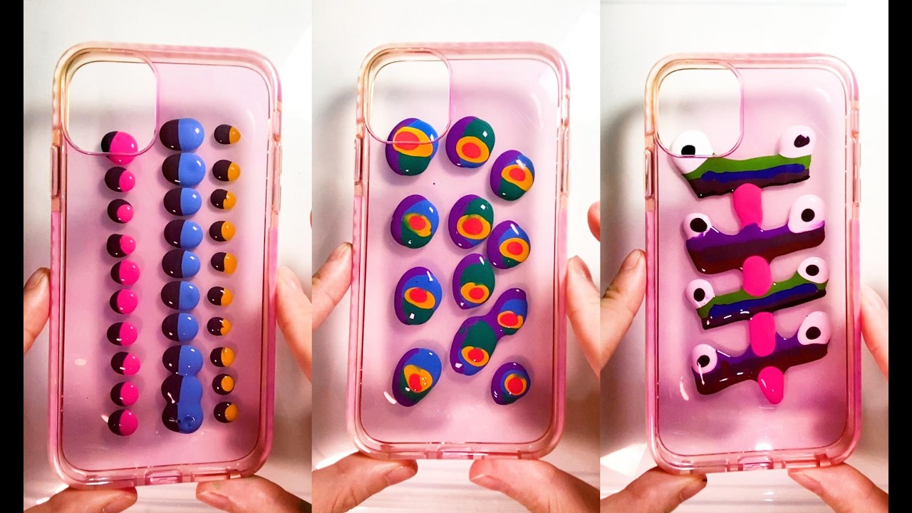 Relaxing DIY Phone Case Painting 🎨📱 | Satisfying Art & Design