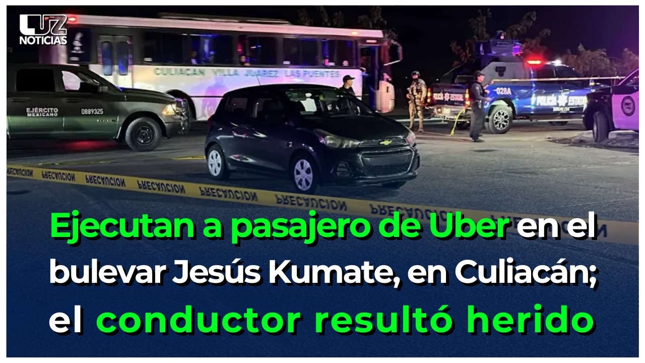 Civiles armados atacan a balazos a pasajero y a taxista en el Pedro Infante, Culiacán.
