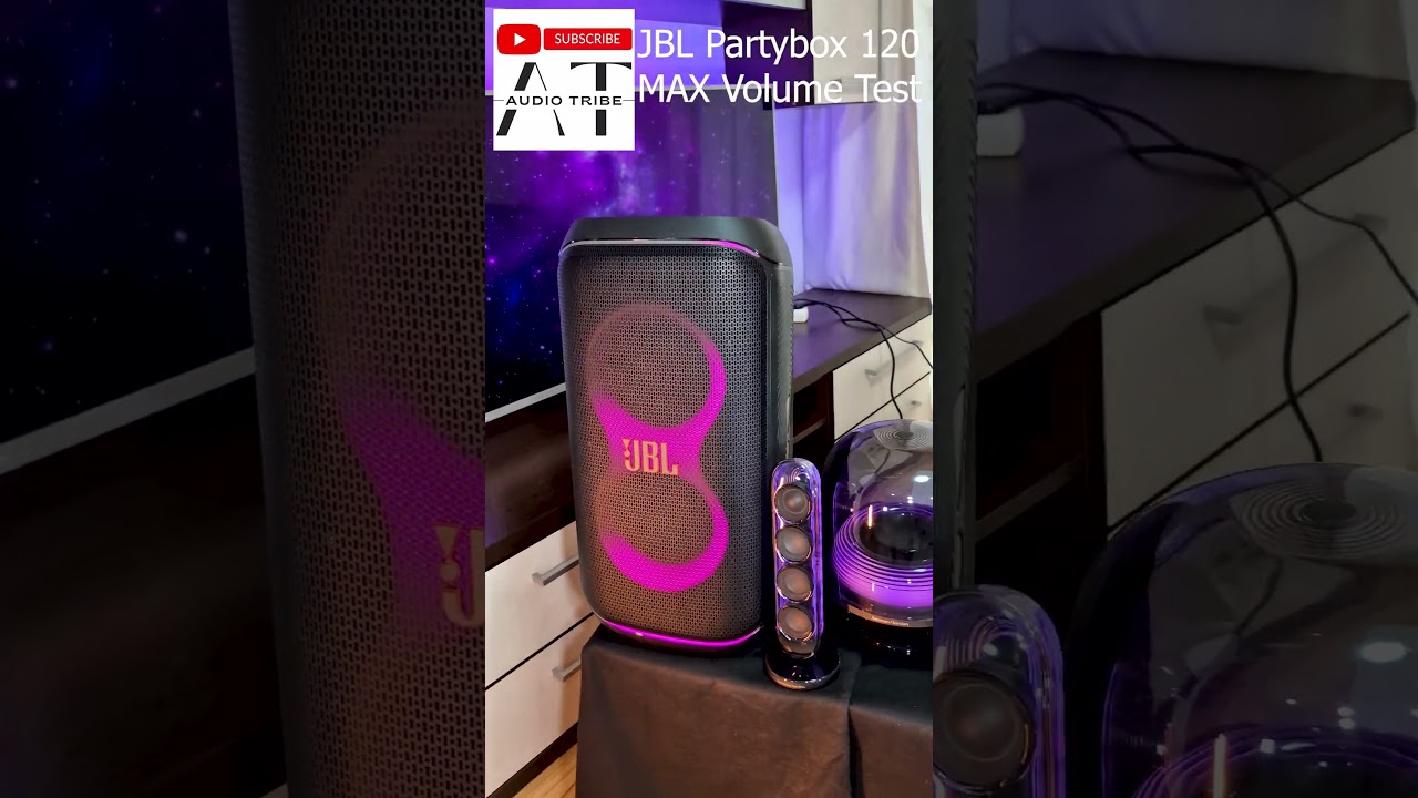 Тест максимальной громкости JBL Partybox 120