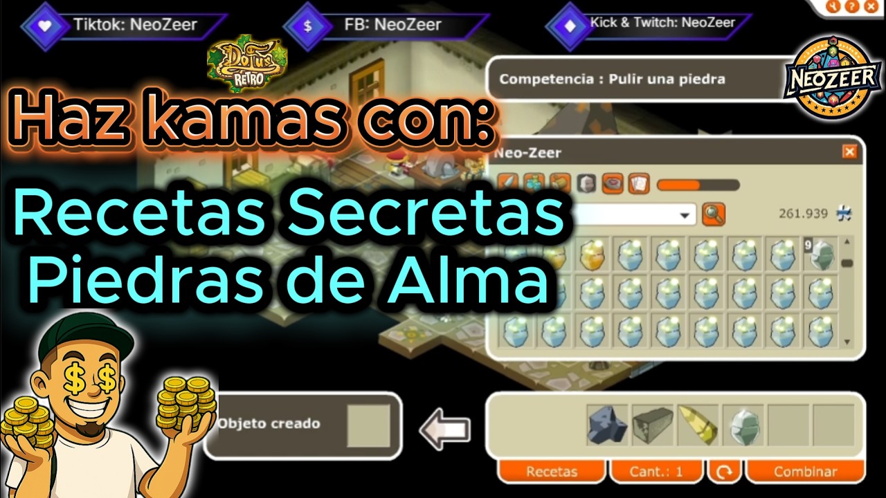 Kamas Faciles: Recetas Secretas de Piedras de Alma (Dofus Retro)