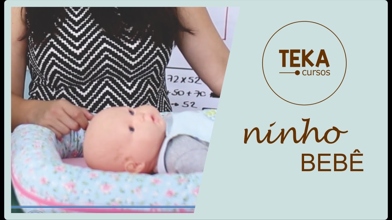 Costura criativa: Ninho bebê - redutor de berço - TEKA