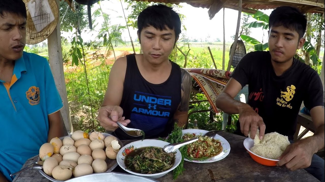 อ่อมหนู ไข่ข้าว ตำแตง สวนลูกอีสาน