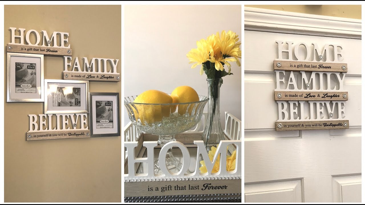 Dollar Tree DIY || Home Decor Ideas || Farmhouse Glam
