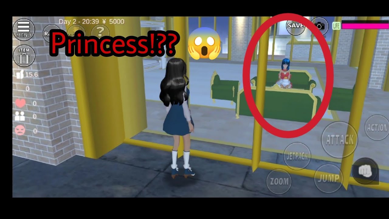 How to find the princess in sakura- sakura school simulator