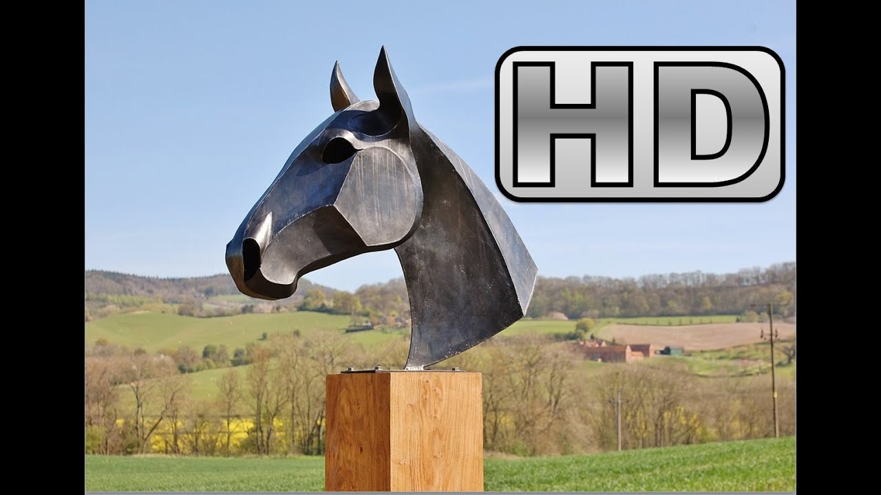 Welding - Metal Horse Head Build - Monumental sculpture in HD #1