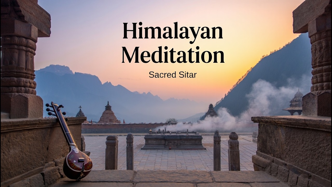 Himalayan Temple Dawn – Deep Sitar Meditation  1 Hour Sacred Morning Calm