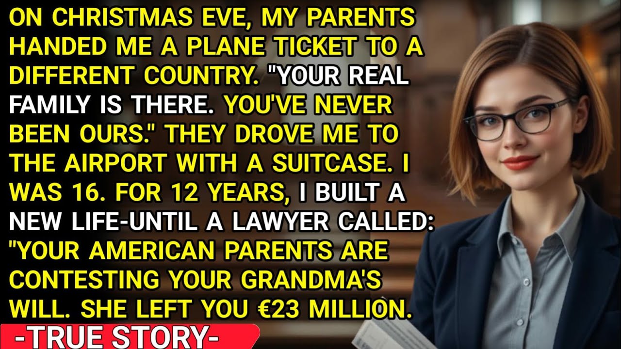 My Parents Abandoned Me at 16… Years Later They Tried to Steal My €23M Inheritance