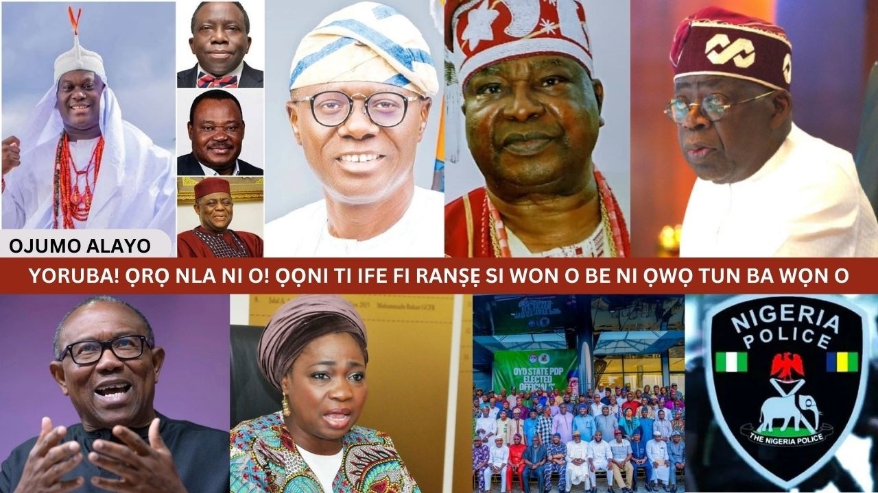 YORUBA! ỌRỌ NLA NI O! ỌỌNI TI IFE FI RANṢẸ SI WON O BE NI ỌWỌ TUN BA WỌN O