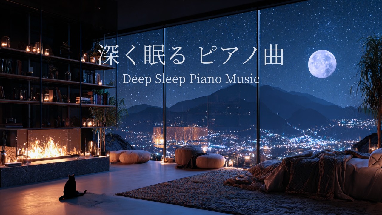【深く眠るピアノ曲】自律神経を整える夜のヒーリングBGM｜癒し｜睡眠導入｜リラックス音楽｜Relaxing Piano Music for Deep Sleep and Inner Peace