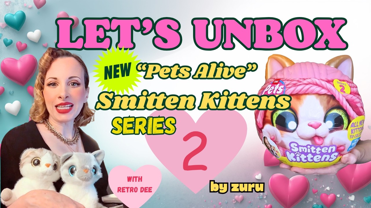 Pets Alive Smitten Kittens SERIES 2 Toy Unboxing