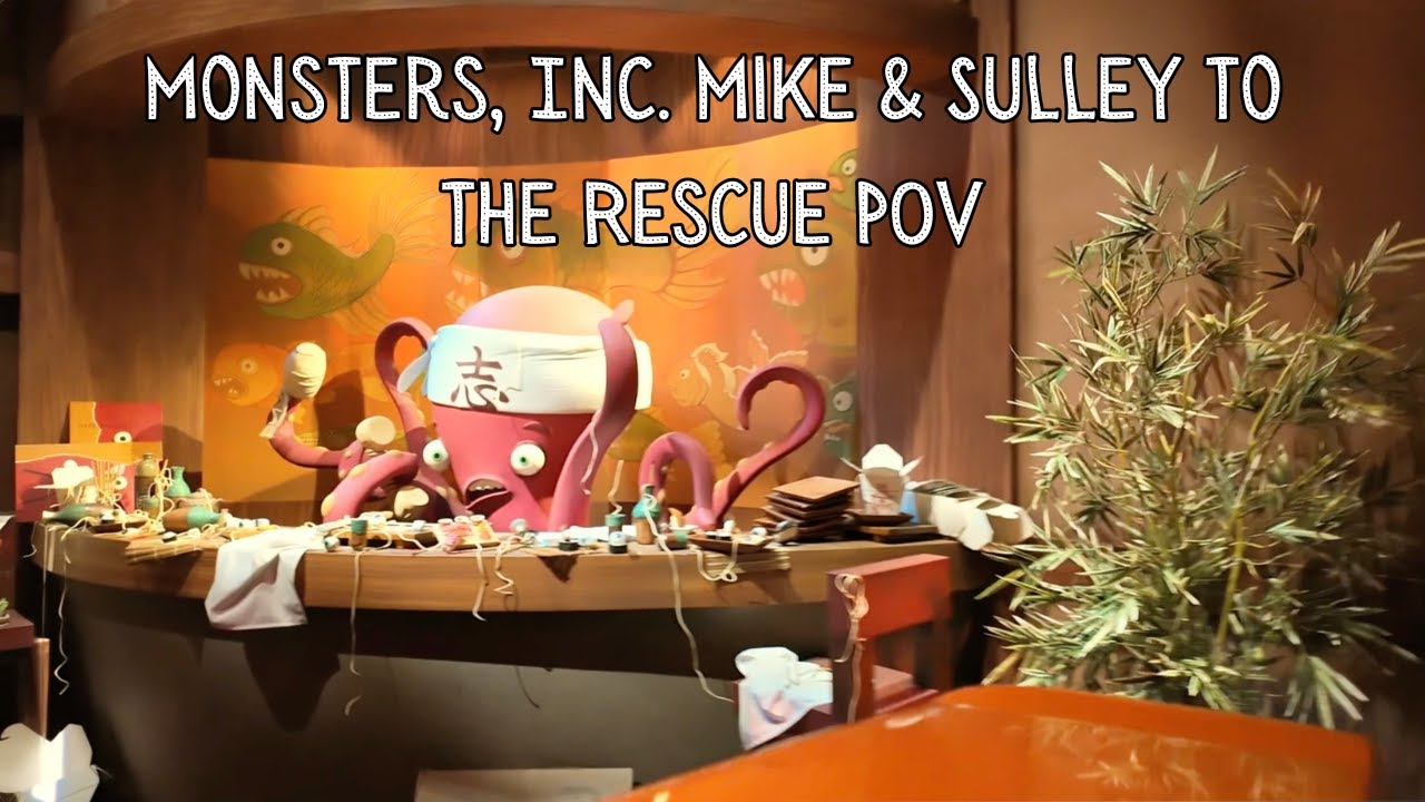 Monsters, Inc. Mike & Sulley to the Rescue FULL POV HD 1080p / Disney California Adventure Park