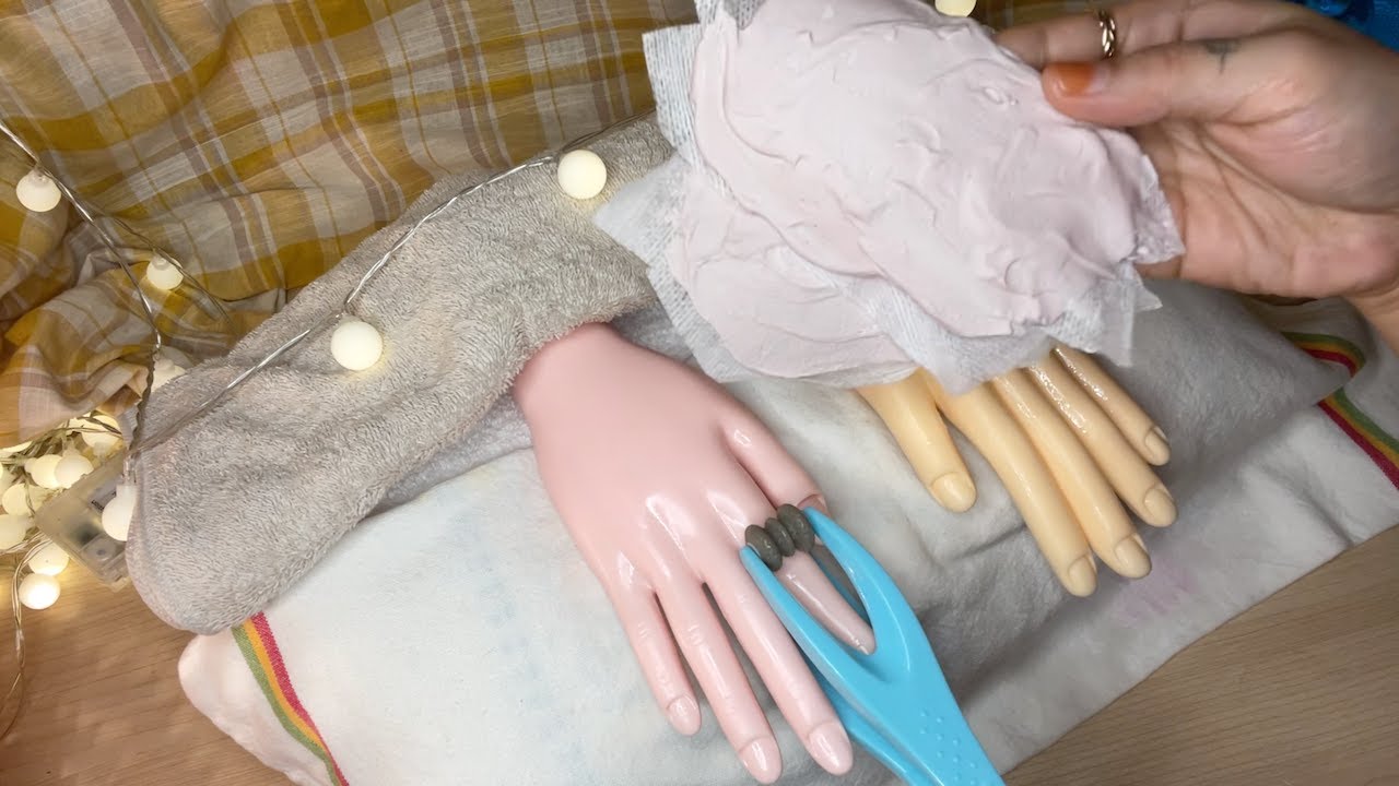 ASMR  | 부드러운 핸드마사지 해드릴게요(클렌징,각질제거,젤마사지) Hand massageRP
