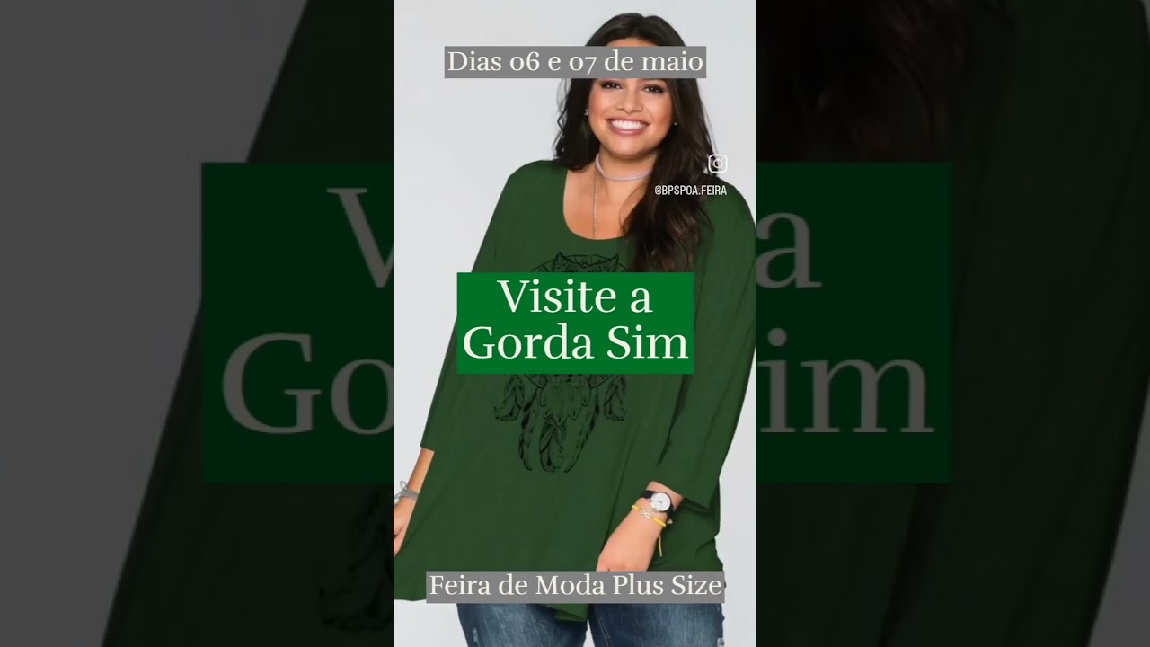 Encontre Moda Plus Size em Porto Alegre na Feira de Moda Plus Size BPSOA