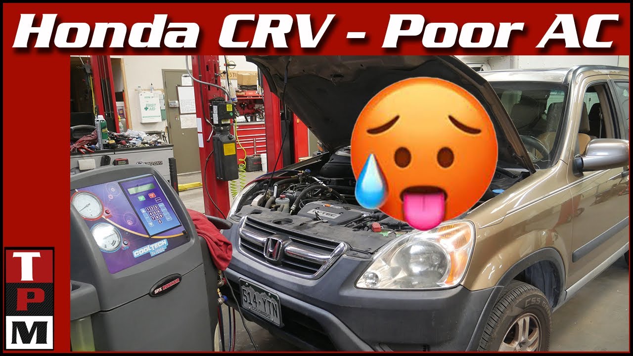 Плохая работа кондиционера Honda CRV 2004 года
