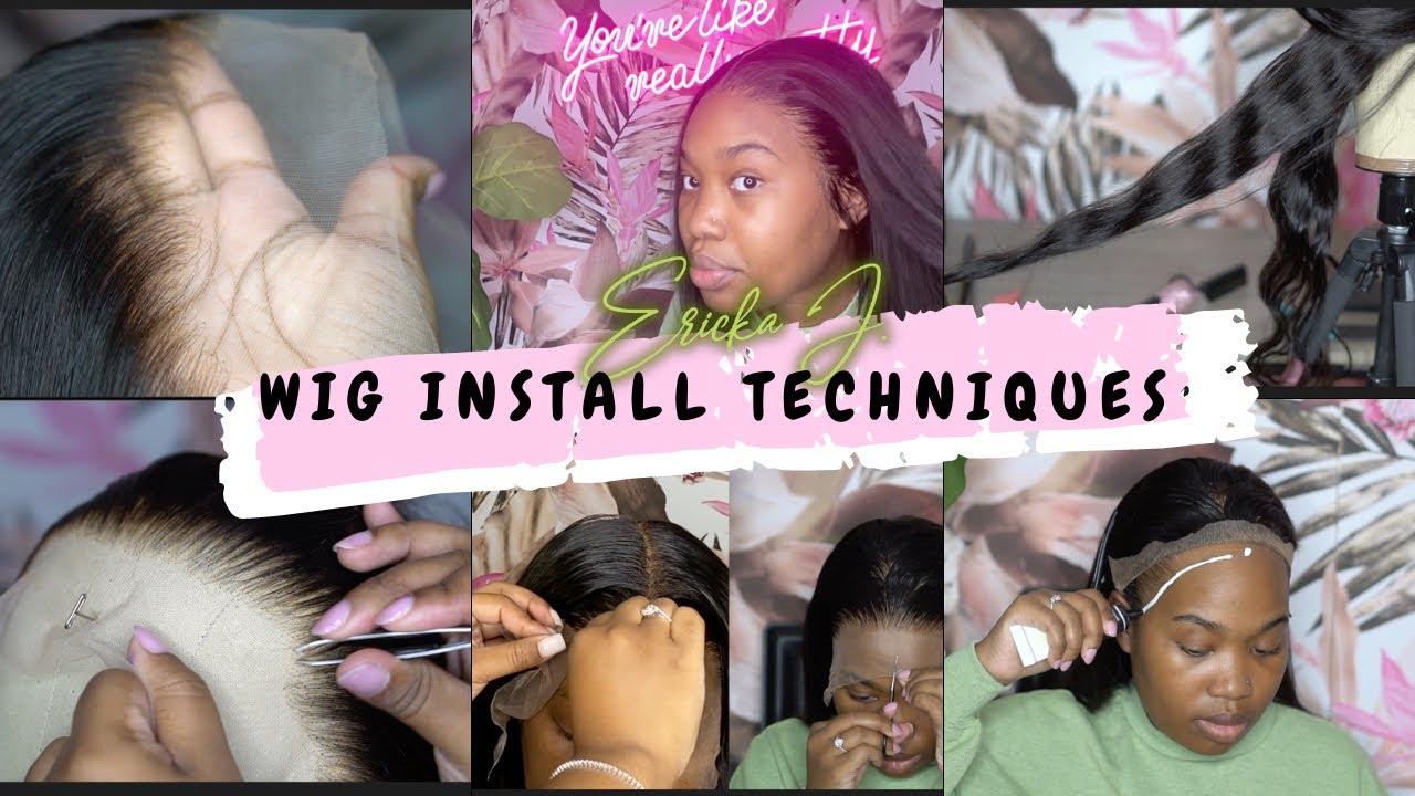 2 TECHNIQUES 1 VIDEO | GLUE & GLU-LESS FEAT. ERICKA J. WIG COLLECTION | ERICKAJPRODUCTS.COM