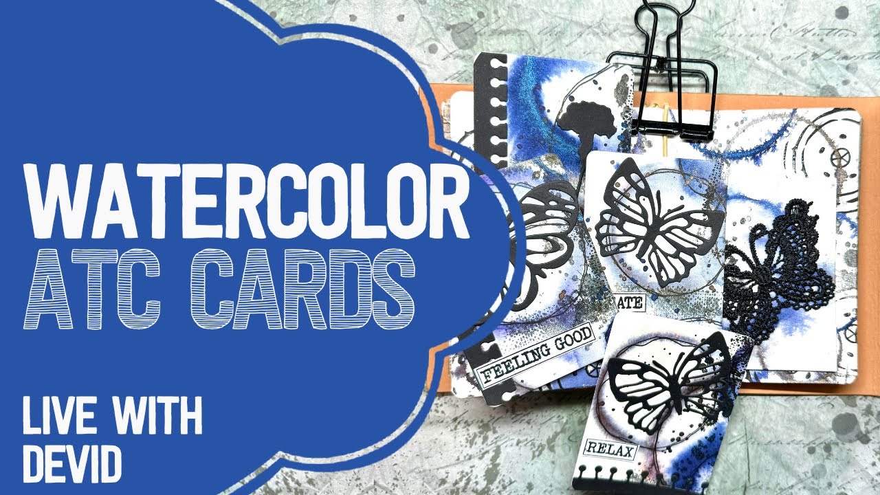 ATC Watercolor! | LIVE with Devid