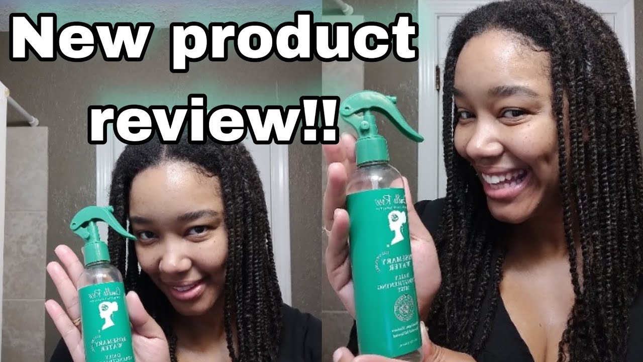 I tried Camille Rose Rosemary Water + scientific brushing my edges 