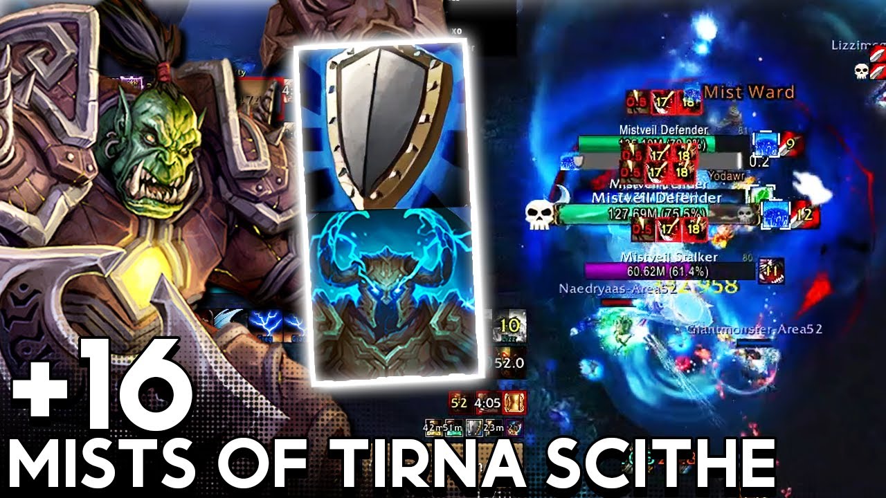 Mists of Tirna Scithe +16  Prot Warrior POV  TWW SEASON 1 M+