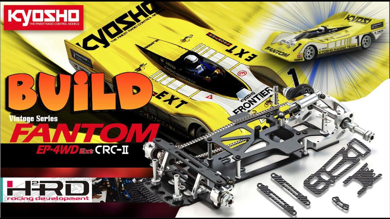 Carbon Chassis Upgrade & Building The New Kyosho Fantom CRC-II 1/12th RC Pan Car.