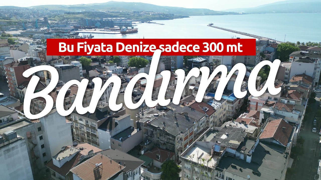 Bandırma Çarşıda Satılık Daire - Denize 300 Metre Mesafede