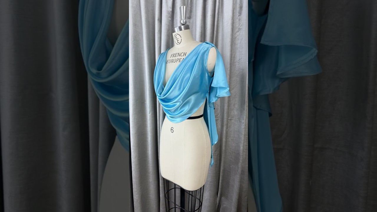 Today...l'm doing a sexy Cowl Drape Top with Angel Wings!