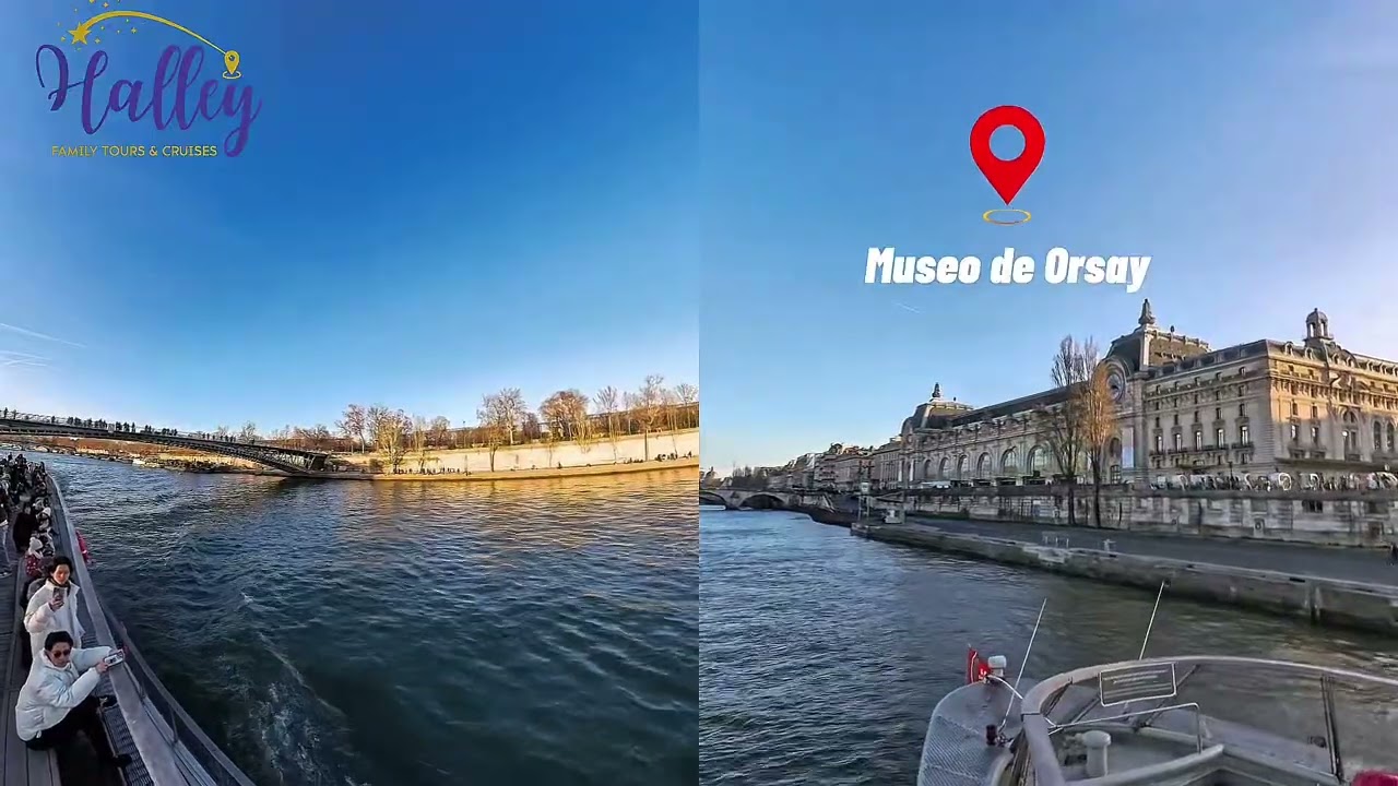 París desde el Sena: el paseo en barco que transforma tu viaje. Insta 360