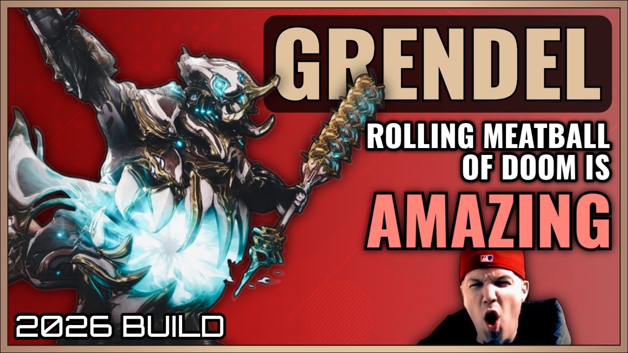 WARFRAME | GRENDEL PRIME KEEP ON ROLLIN BABY BUILD GUIDE! 2026 BUILD
