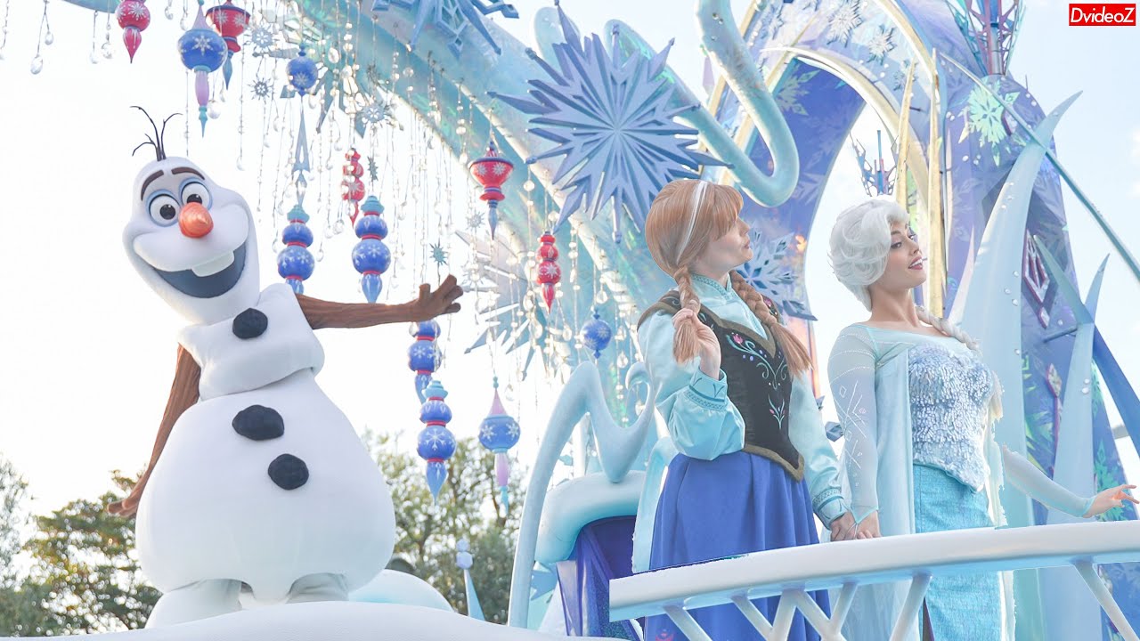 ディズニー・クリスマス・ストーリーズ2023 アナ雪フロートポジション