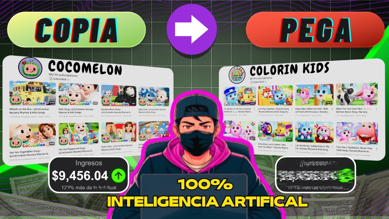 crea t&uacute; canal de VIDEOS INFANTILES con IA🤖y &iexcl;GENERA MILLONES!💸