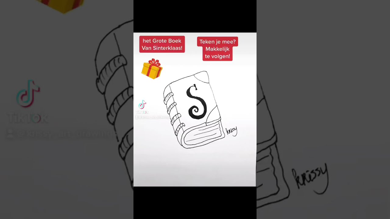 het Grote Boek van Sint tekenen, doe je mee? Leuk!